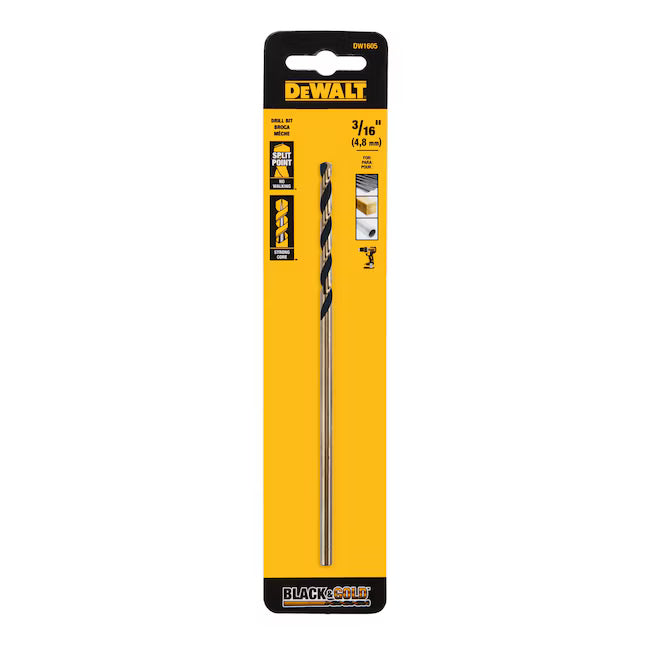 DeWalt DW1605 3/16IN x 6IN AIR DRILL BIT