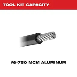 Milwaukee 2779-750AL 750 MCM CRIMPER W/#6-750 AL DIES