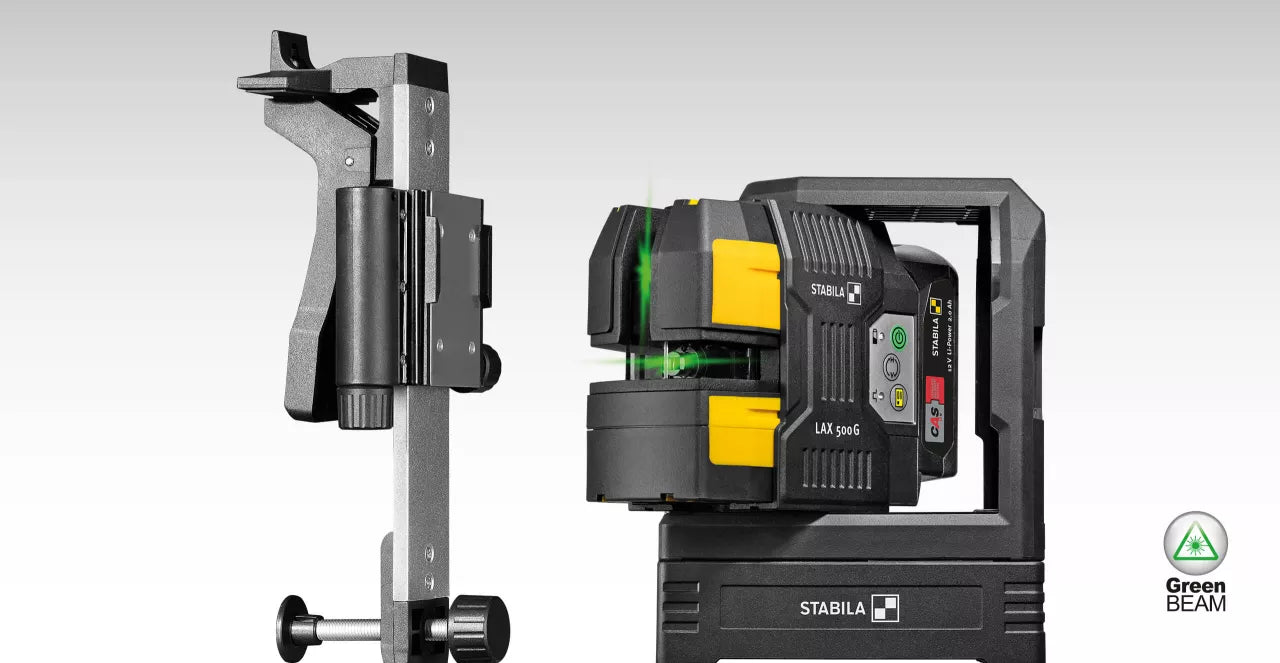 Stabila 03510 LAX 600 G 3 PLANE 360° GREEN BEAM LASER 7PC KIT