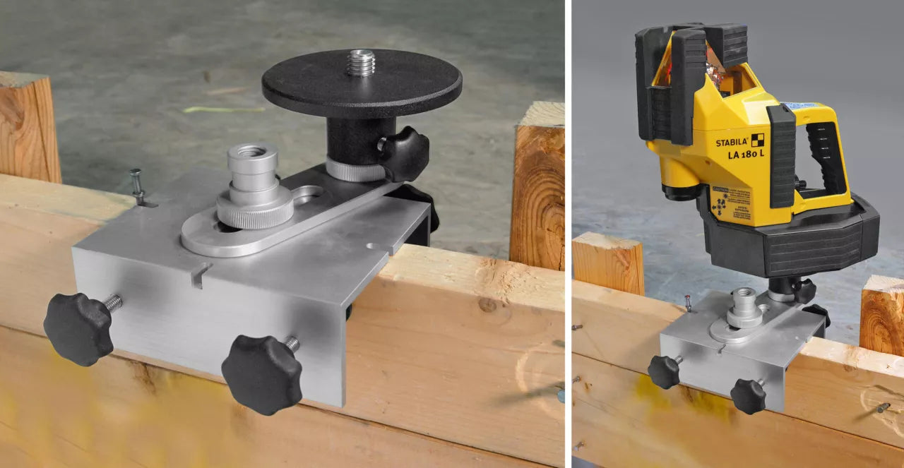 Stabila 07410 Laser Mount for Batter Boards and Form