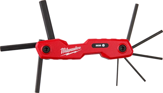 MILWAUKEE 48-22-2182 8PC FOLDING HEX KEY SET - METRIC