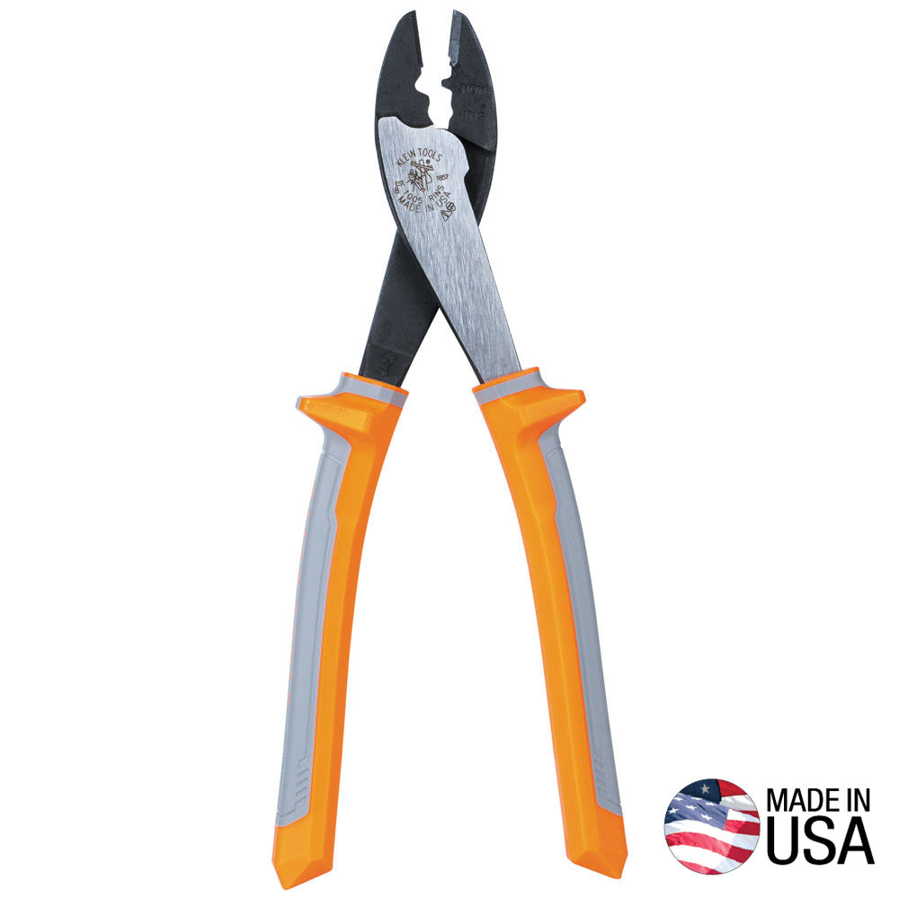 KLEIN 1005RINS Crimping and Cutting Tool for Connectors, Insulated