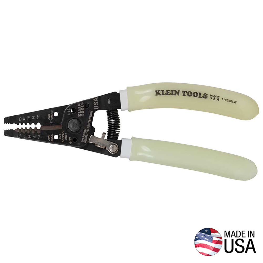KLEIN 11055GLW High-Visibility Klein-Kurve® Wire Stripper / Cutter