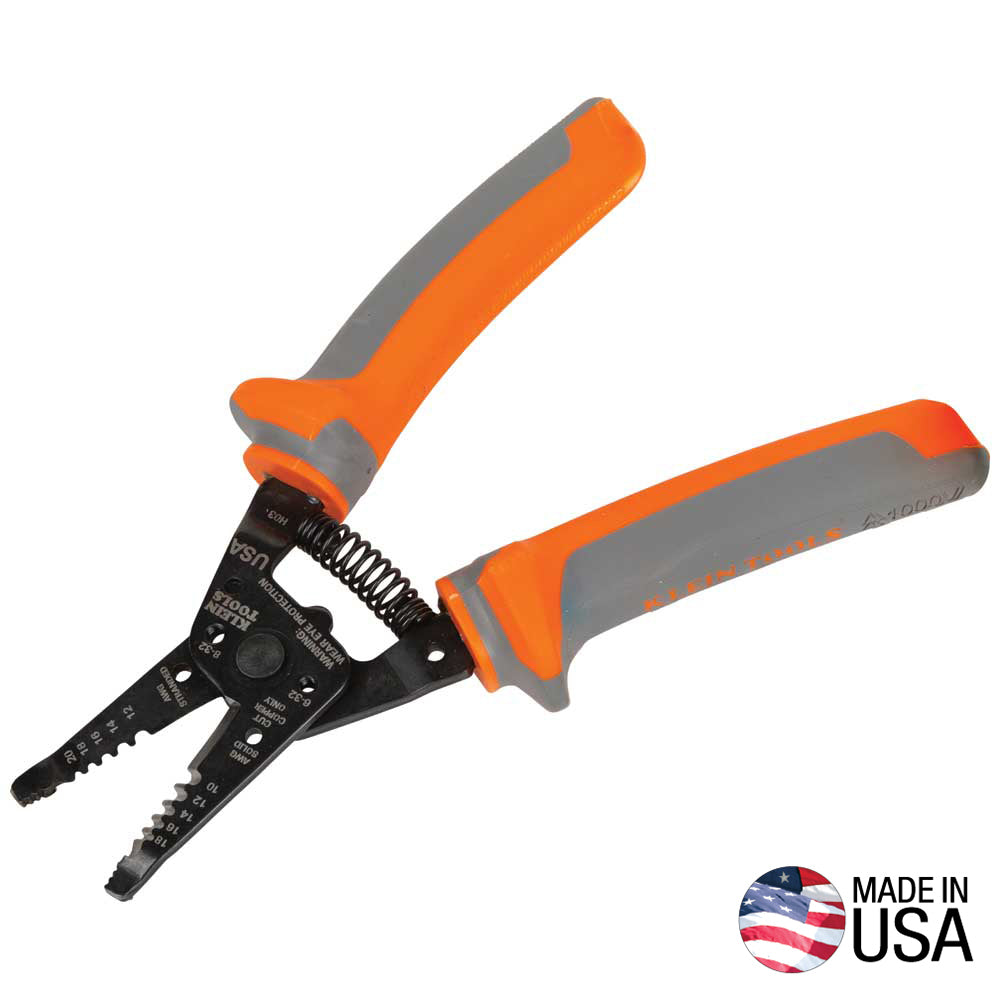 KLEIN 11055RINS Insulated Klein-Kurve® Wire Stripper and Cutter