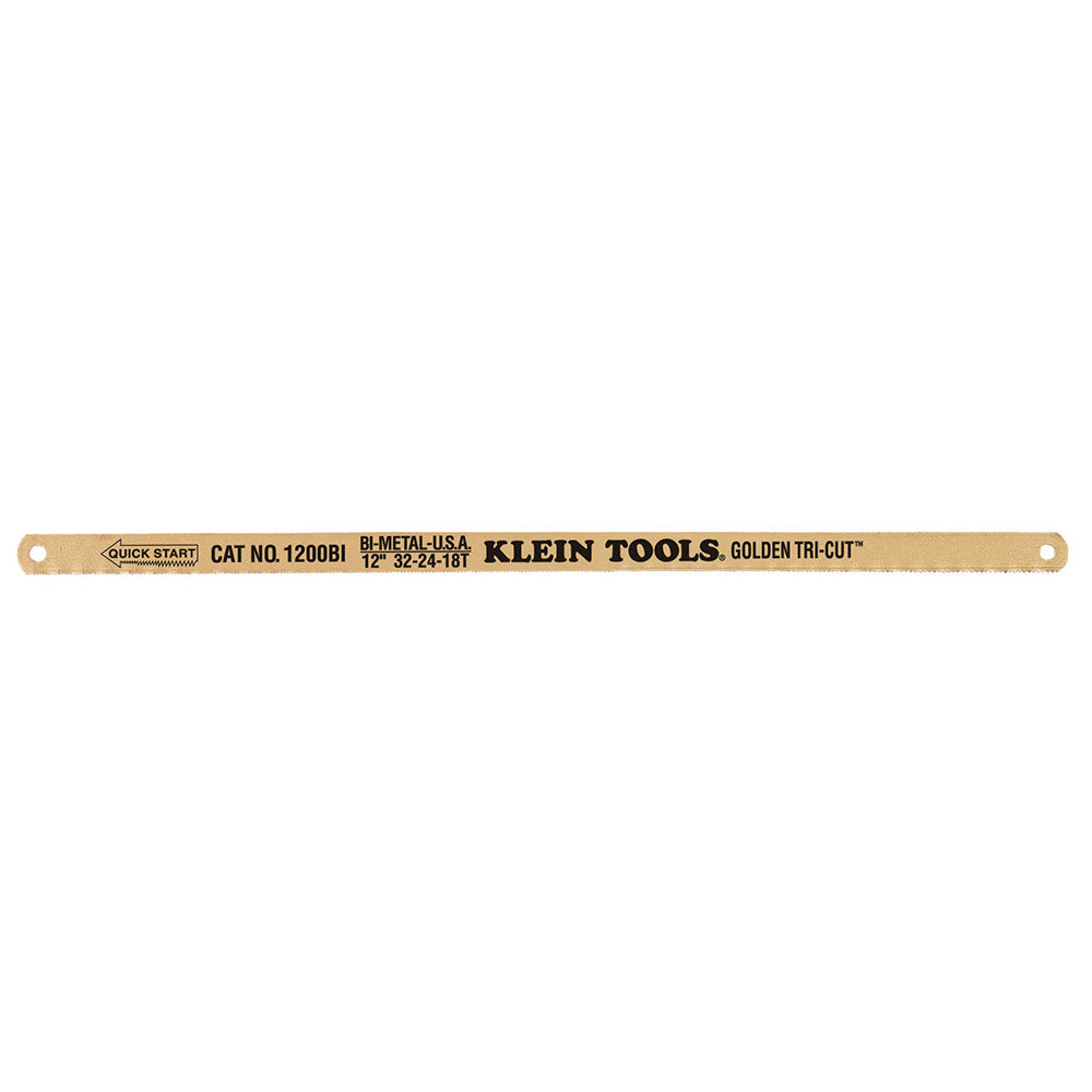 KLEIN 1200BI Golden Tri-Cut Blades, 100-Pack