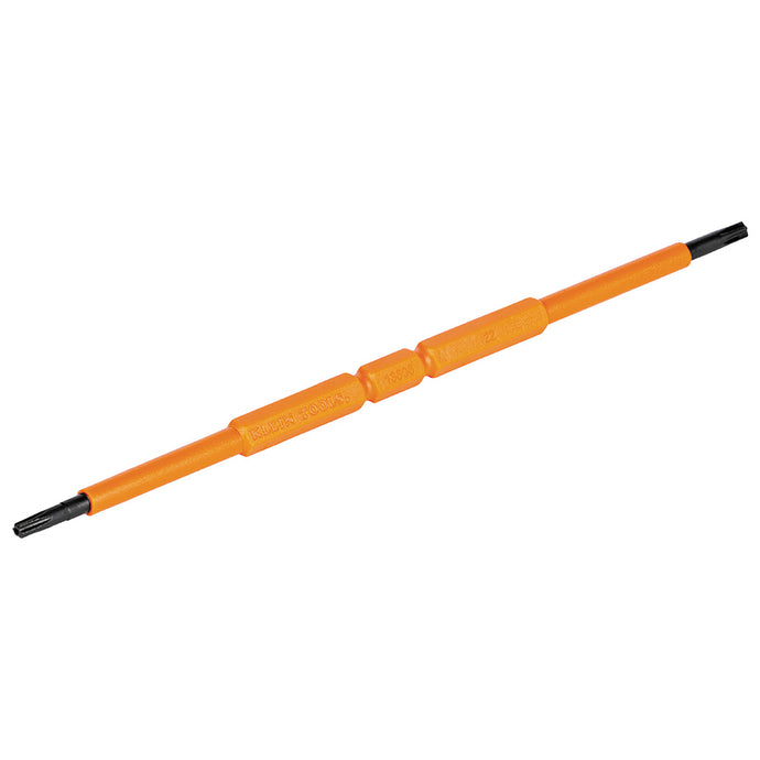 KLEIN 13158INSP Screwdriver Blades, Insulated Double-Ended TORX®, 2-Pack