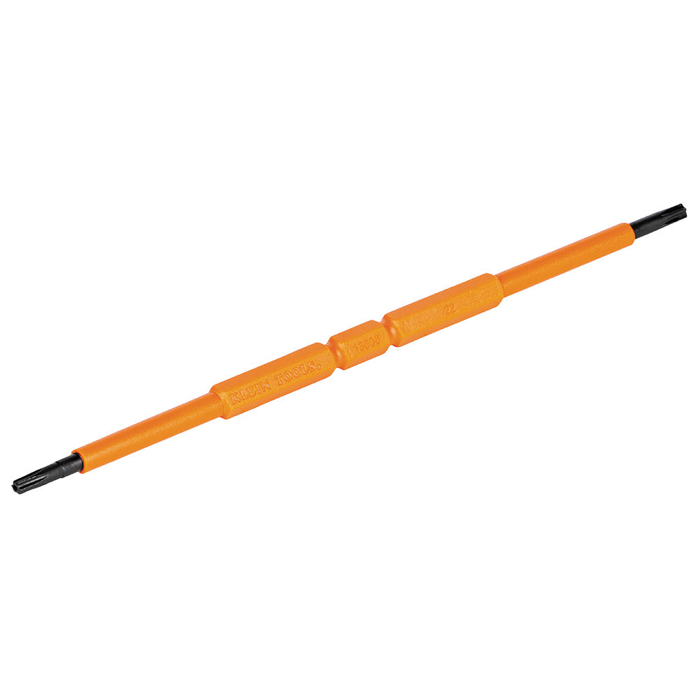 KLEIN 13158INSP Screwdriver Blades, Insulated Double-Ended TORX®, 2-Pack