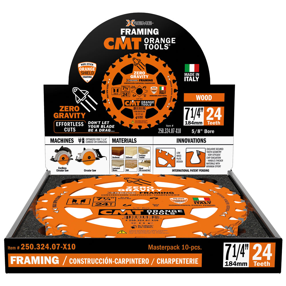 CMT 250.324.07-X10 7-1/4