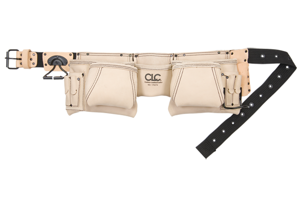CLC 175274 12 Pocket Reversed Heavy-Duty Leather Construction Work Apron