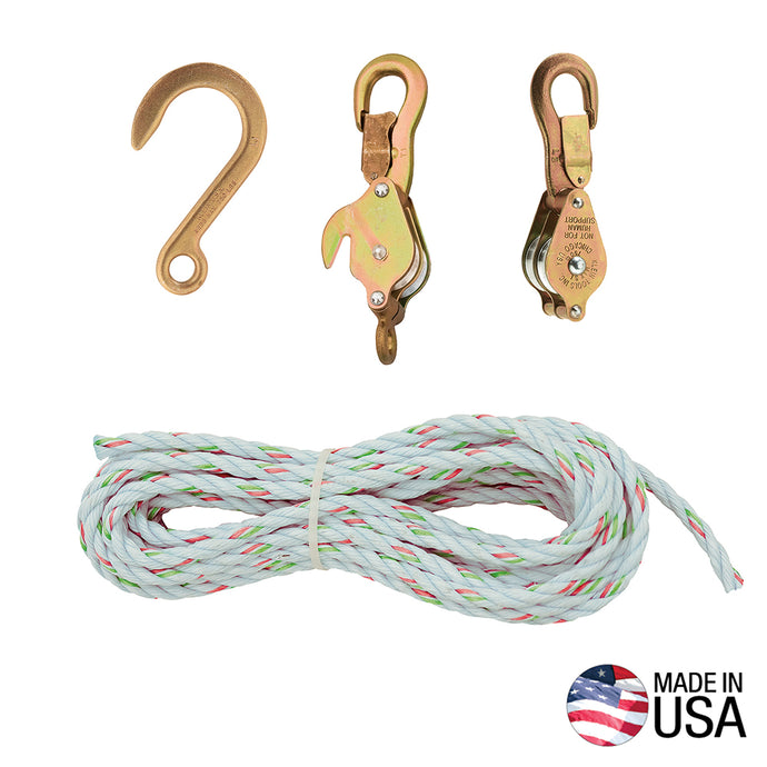 KLEIN 1802-30 Block and Tackle with Anchor Hook Cat. No. 258