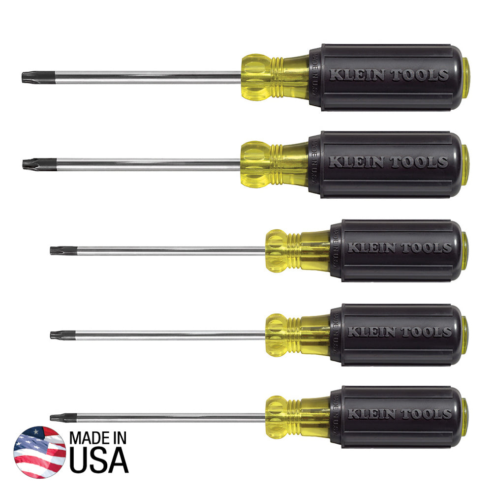 KLEIN19555Screwdriver Set, TORX® Cushion-Grip™, 5-Piece