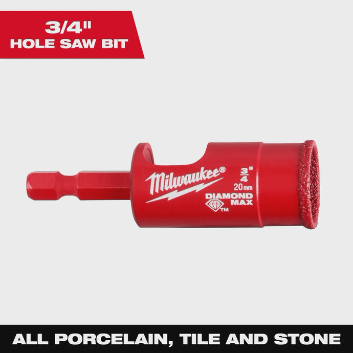 MILWAUKEE 49-56-0515 3/4" DIAMOND MAX HOLE SAW