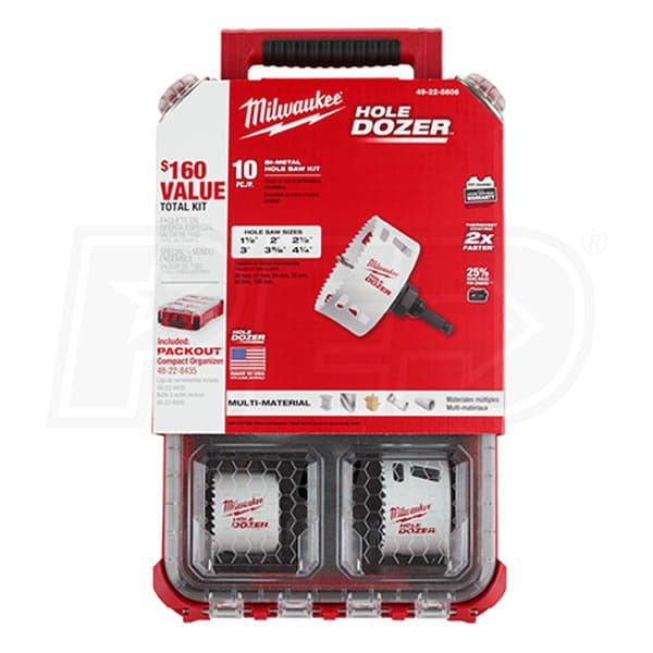 MILWAUKEE 49-22-5606 10PC HOLE DOZER HOLE SAW KIT