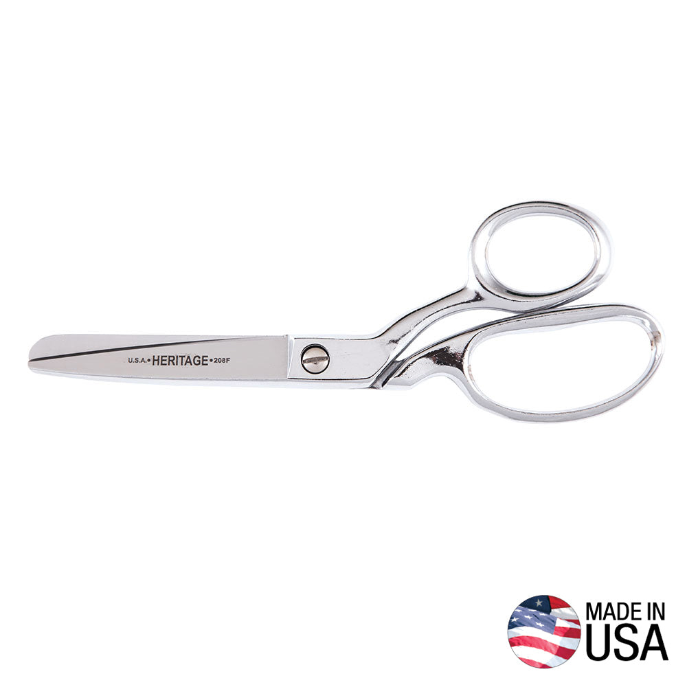 KLEIN 208F Bent Trimmer, Fully Rounded Tips, 8-Inch