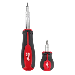Milwaukee 48-22-2763 2pc 11-in-1 Multi-Bit Screwdriver and 6-IN-1 Stubby Multi-Bit Screwdriver Set