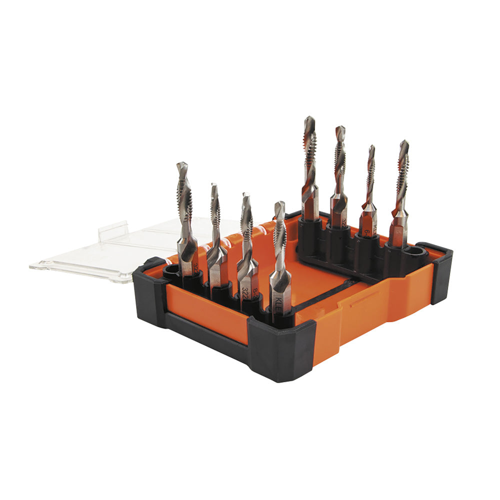 KLEIN 32217 Drill Tap Tool Kit, 8-Piece