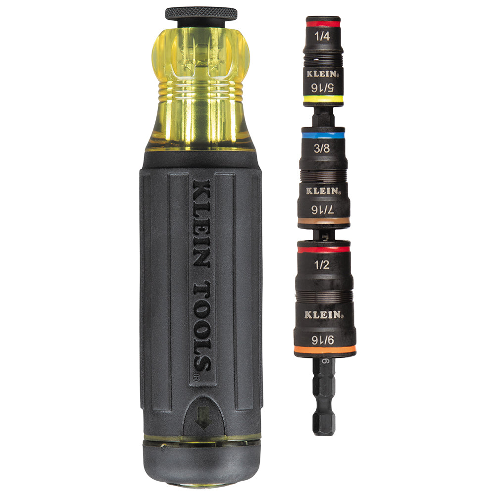 KLEIN 32303HD 20-in-1 Impact Driver Set with Screwdriver Bits and Flip Sockets