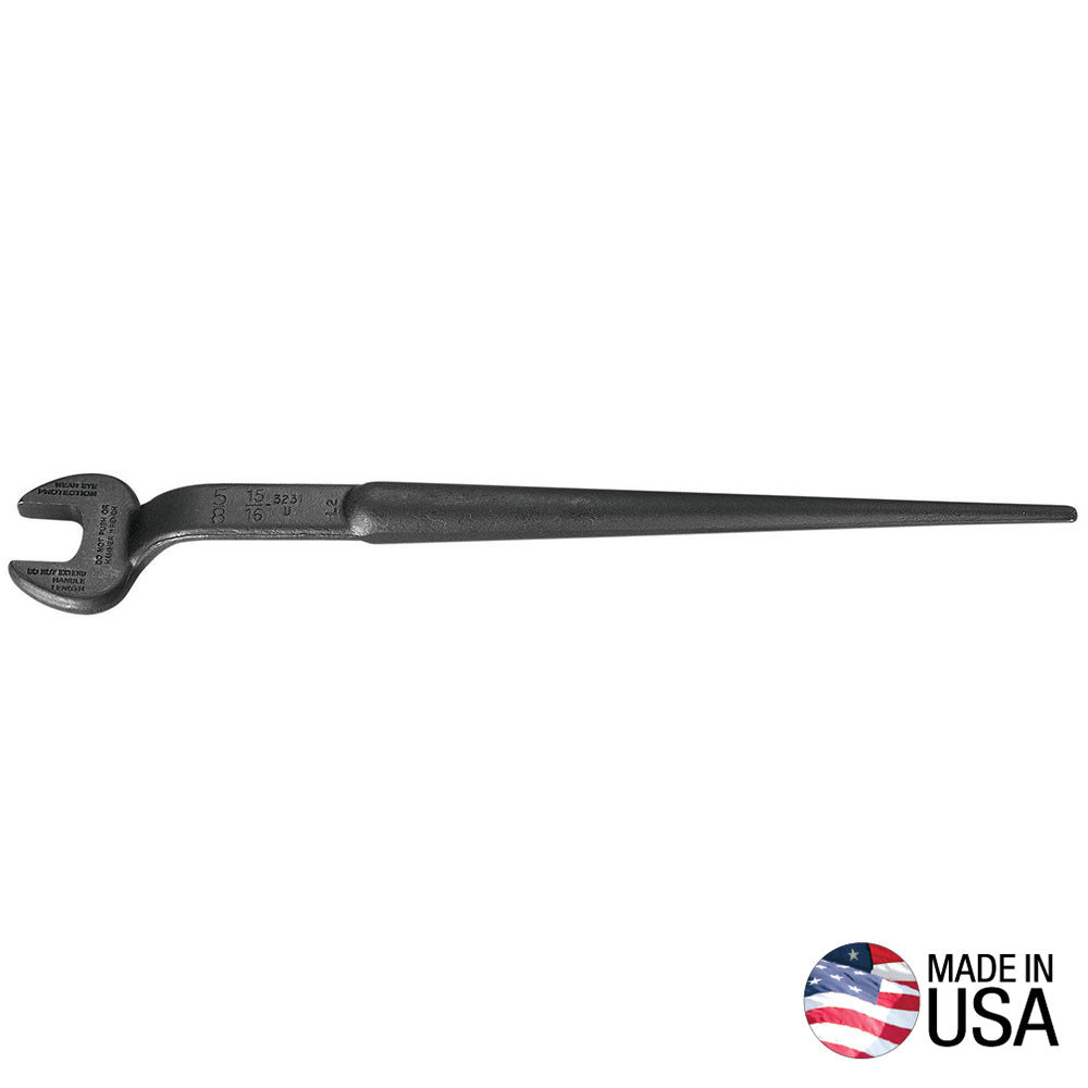 KLEIN 3231 Spud Wrench, 15/16-Inch Nominal Opening for Utility Nut