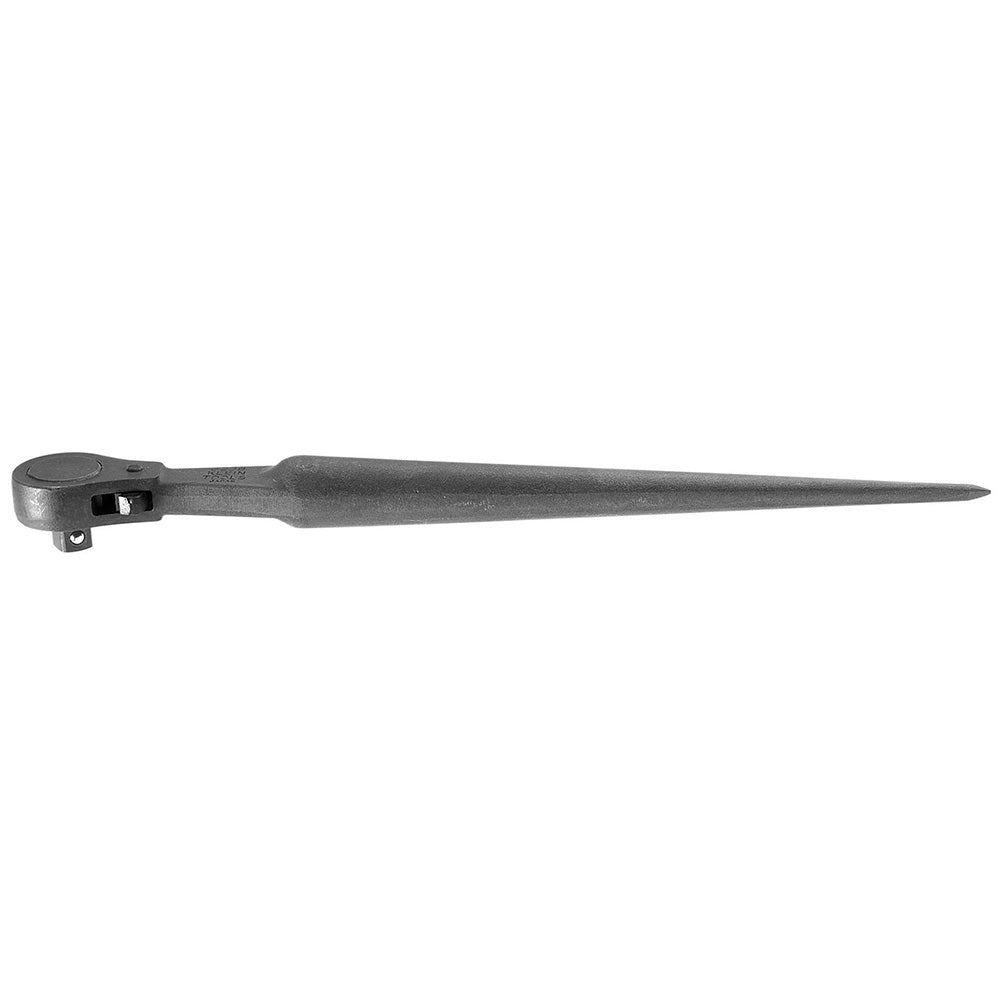 KLEIN 3238 1/2-Inch Ratcheting Construction Wrench, 15-Inch