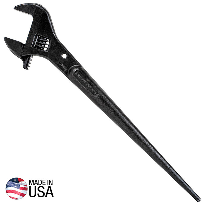 KLEIN 3239 Adjustable Spud Wrench, 16-Inch, 1-5/8-Inch, Tether Hole