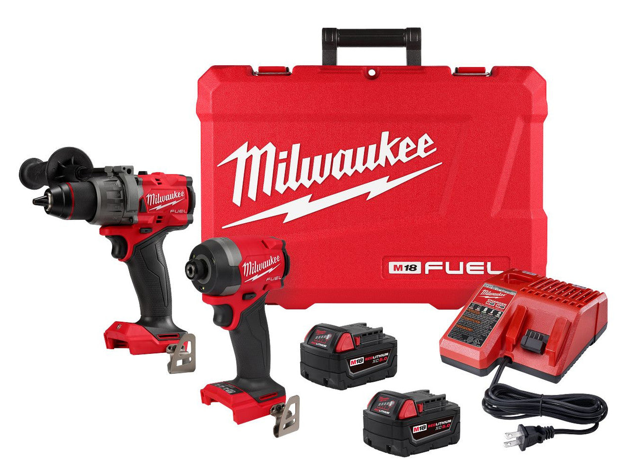 MILWAUKEE 3697-22 M18 FUEL 2PC COMBO KIT HD/ID
