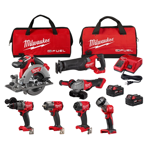 Milwaukee 3697-27 M18 FUEL™ 7-Tool Combo Kit