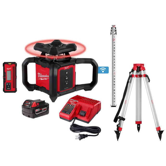 Milwaukee The ® M18™ Red Exterior Rotary Laser Level 11794
