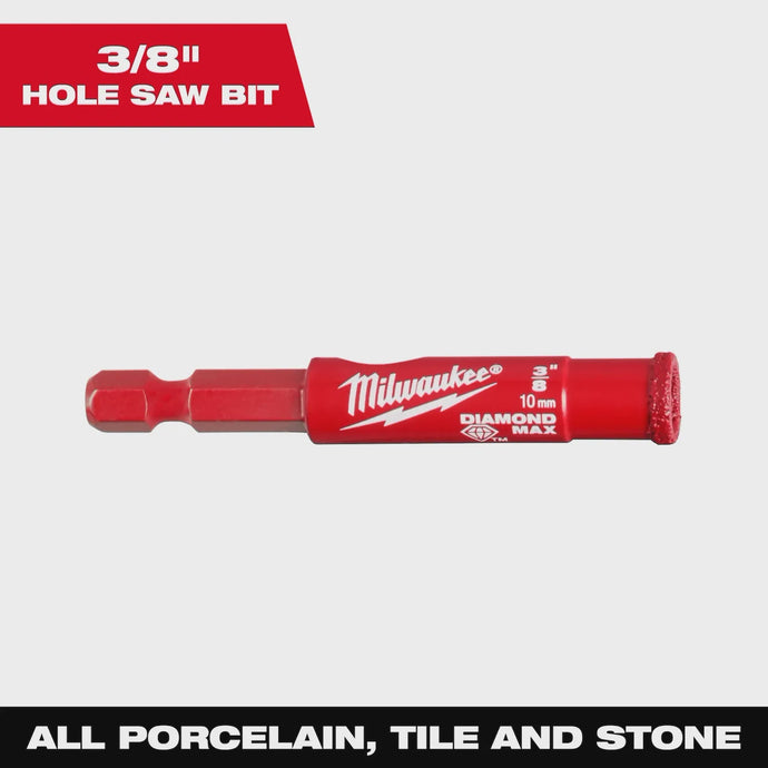 MILWAUKEE 49-56-0509 3/8" DIAMOND MAX HOLE SAW