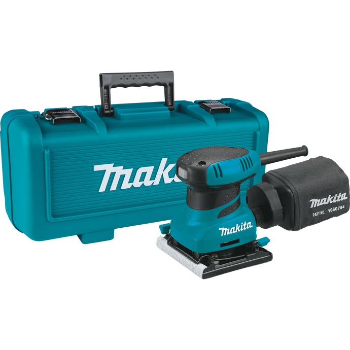 MAKITA BO4556K 1/4" SHEET SANDER, W/CASE
