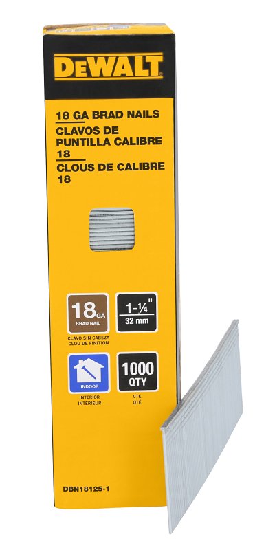 DeWalt DBN18125-1 18GA BRAD 1-1/4IN 1K