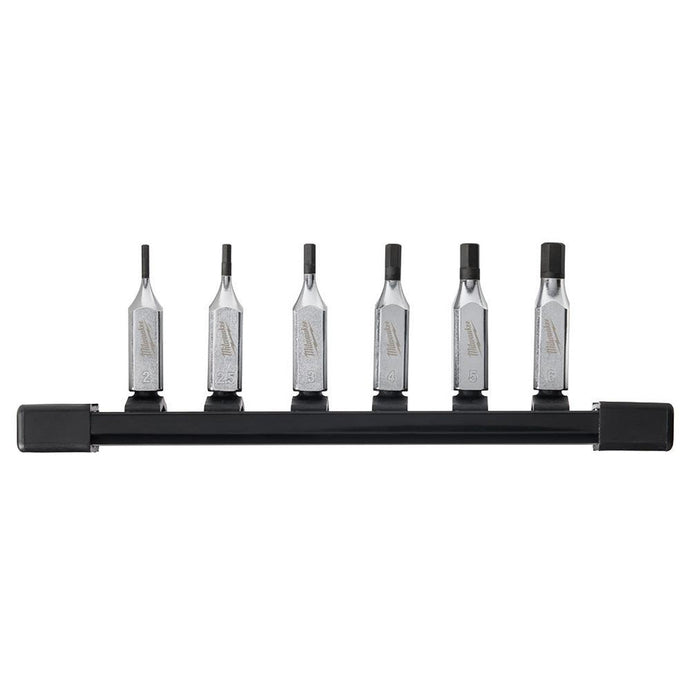 MILWAUKEE 48-22-9541 6PC 1/4" HEX BIT SOCKETS - METRIC