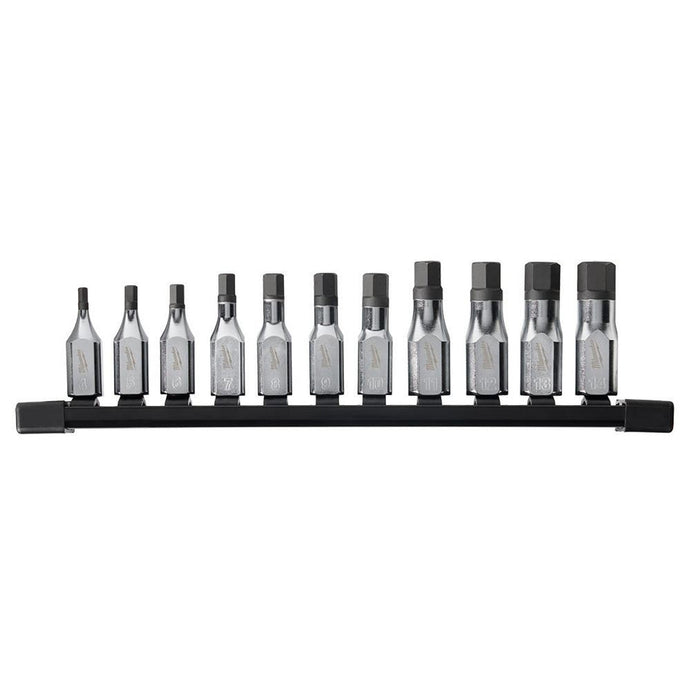 MILWAUKEE 48-22-9543 11PC 3/8" HEX BIT SOCKETS - METRIC