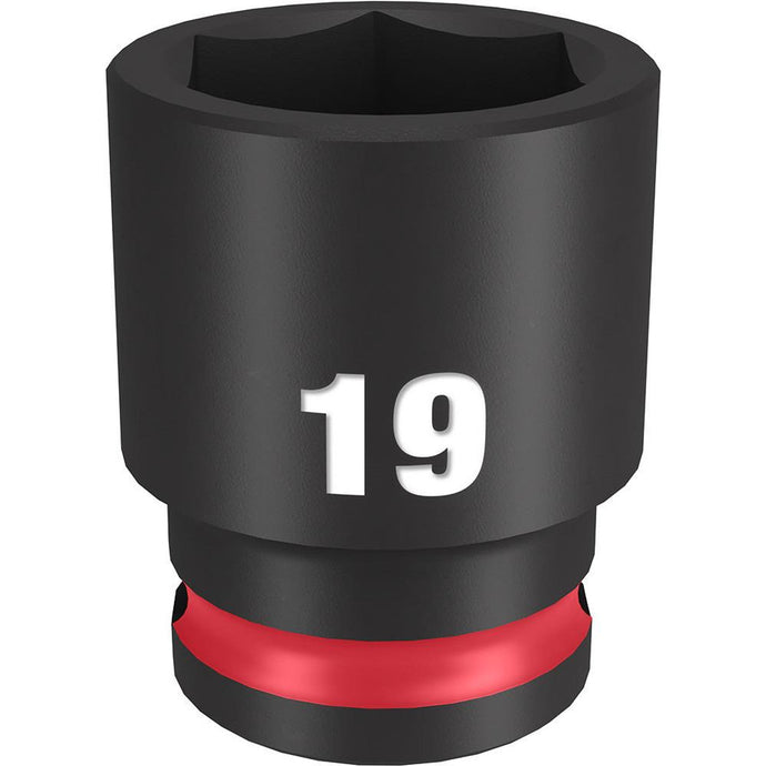MILWAUKEE 49-66-6143 3/8 DR 19MM STD IMPACT SOCKET