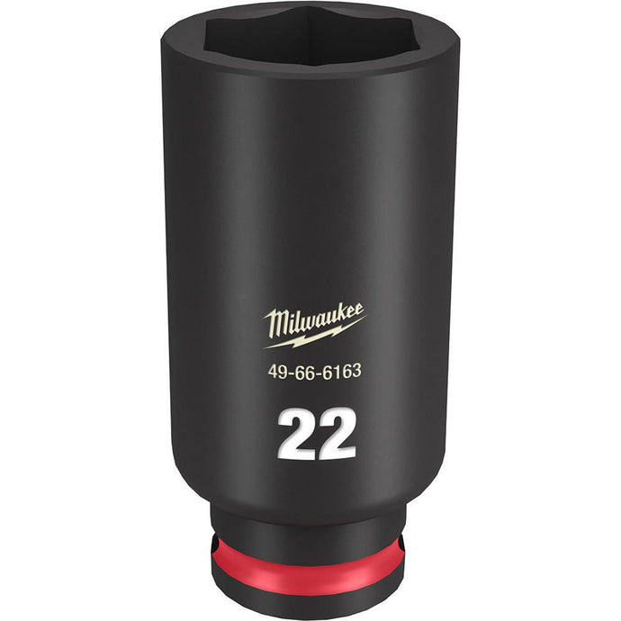 MILWAUKEE 49-66-6163 3/8 DR 22MM DEEP IMPACT SOCKET