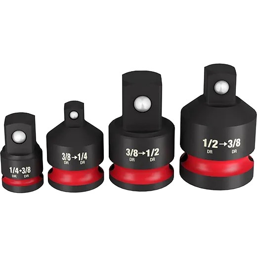 MILWAUKEE 49-66-6742 SOCKWAVE IMPACT DUTY 1/4" - 1/2" DRIVE ADAPTER SET