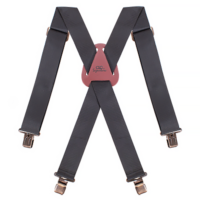 CLC 51110 Black Nylon Work Suspenders