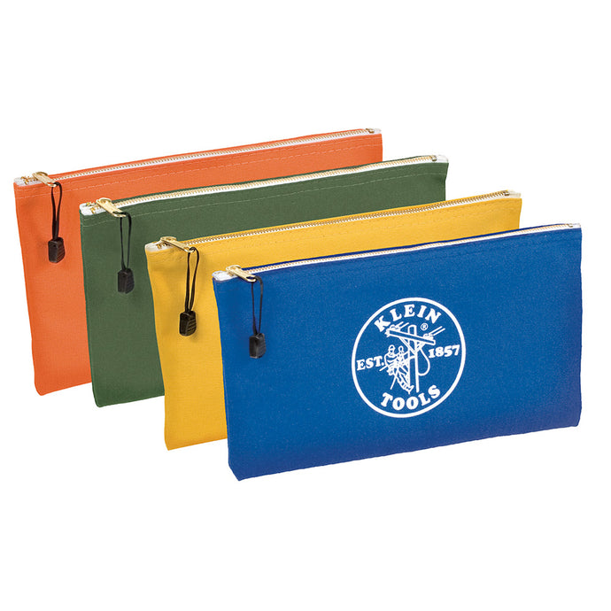 KLEIN 5140 Canvas Bag 4 Pk Olive/Orange/Blue/Yellow