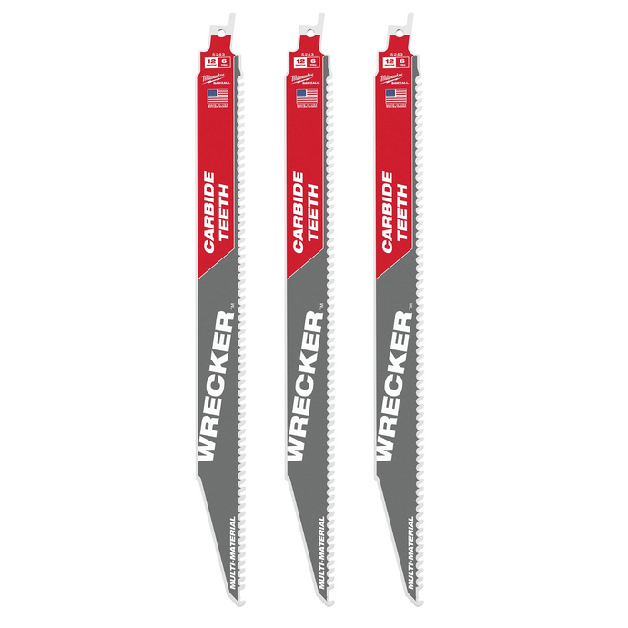 MILWAUKEE 48-00-5343 SUPER SAWZALL BL 8T 12LG WRECKER