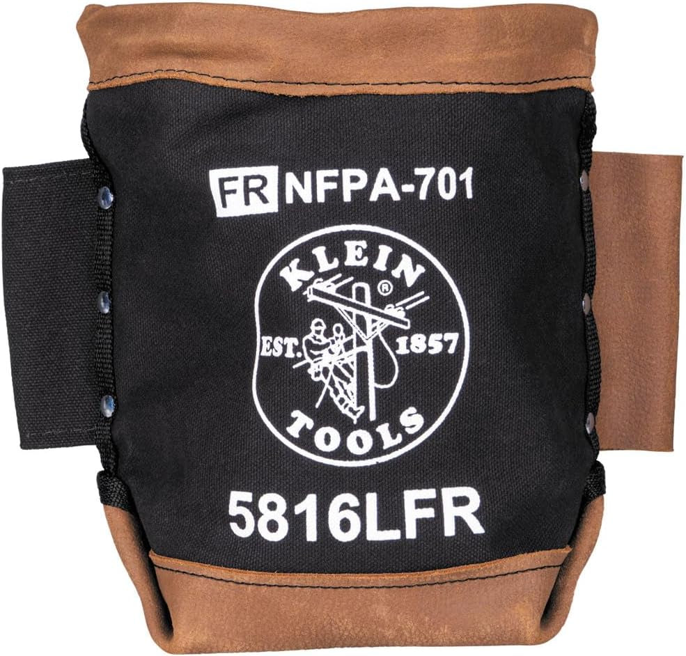 KLEIN 5816LFR Bolt Bag, Flame-Resistant Canvas and Leather