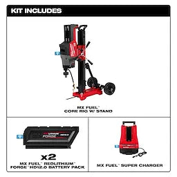 Milwaukee MXF302-2HD MX FUEL™ Core Rig w/ Stand Kit