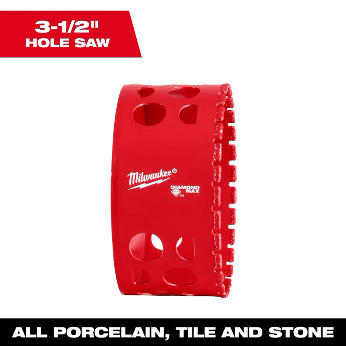 MILWAUKEE 49-56-5678 3-1/2" DIAMOND MAX HOLE SAW