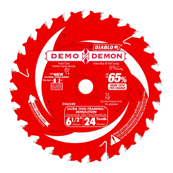 DIAD0624DA - 6-1/2 24T BULK DEMO DEMON