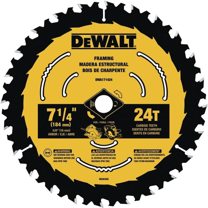 DeWalt DWA1714243 7 1/4IN 24T 3PK