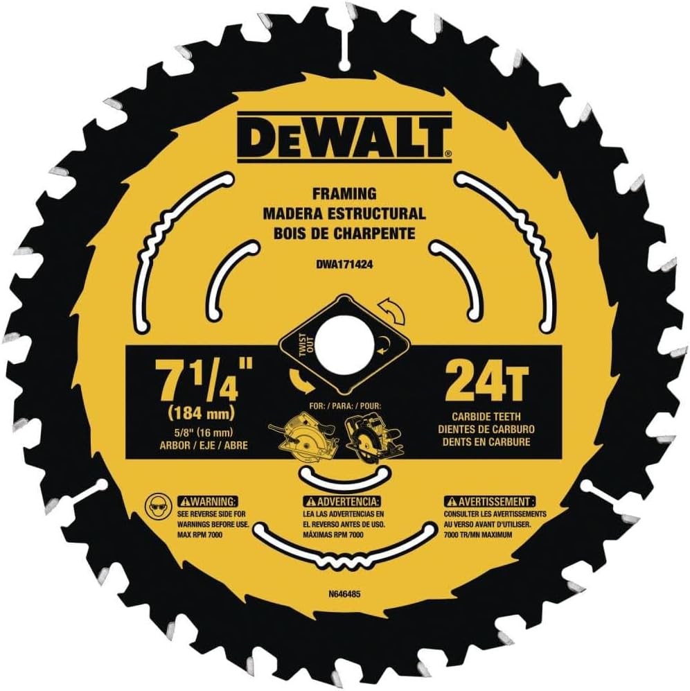 DeWalt DWA1714243 7 1/4IN 24T 3PK