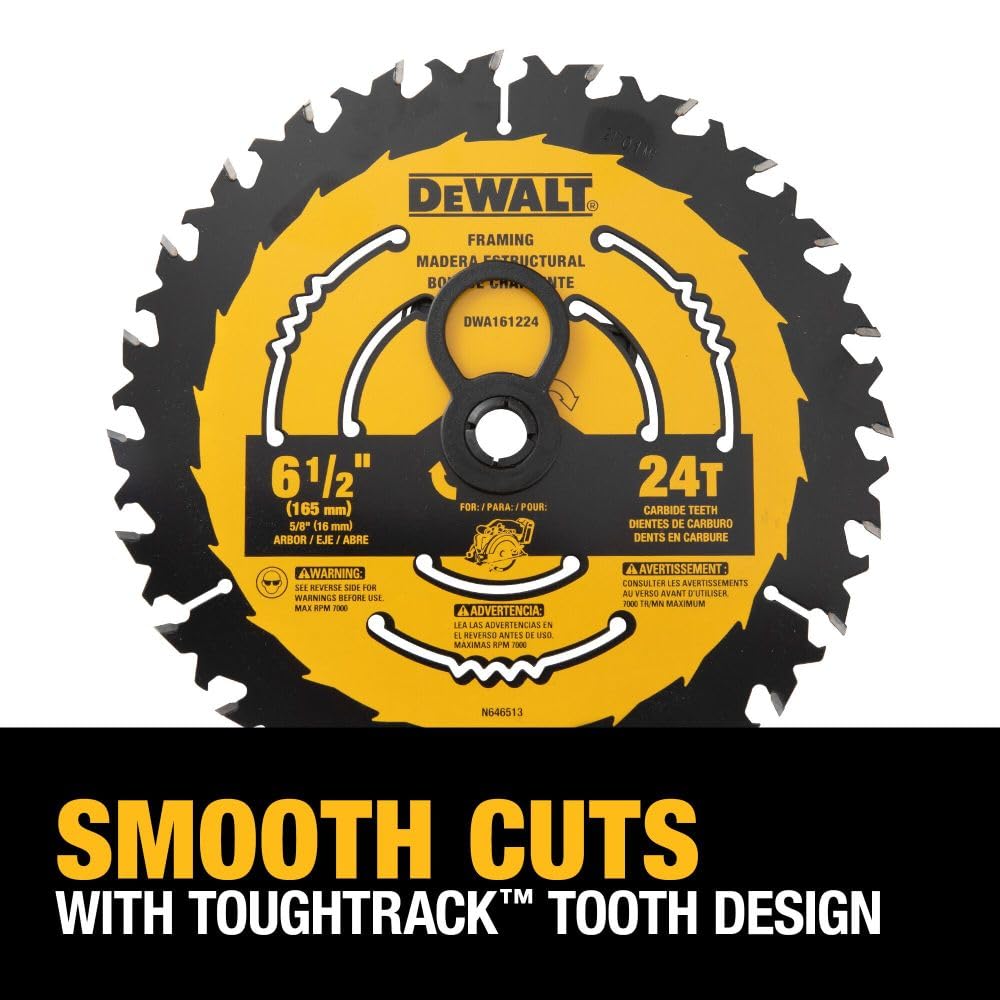 DeWalt DWA161224 6 1/2IN 24T BLISTER