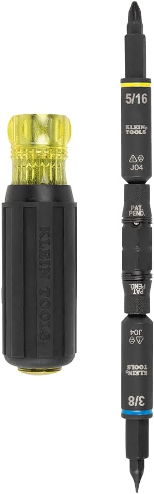 KLEIN 32527HD KNECT™ Impact-Rated HVAC Screwdriver / Nut Driver, 11-in-1