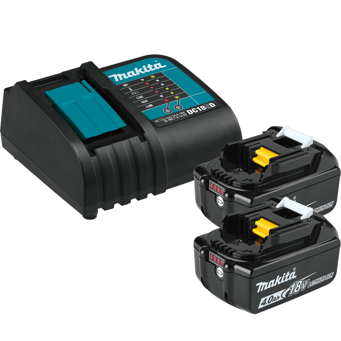 Makita 18V LXT Lithium-Ion 4.0Ah Battery and Charger Starter Pack BL1840BSC2