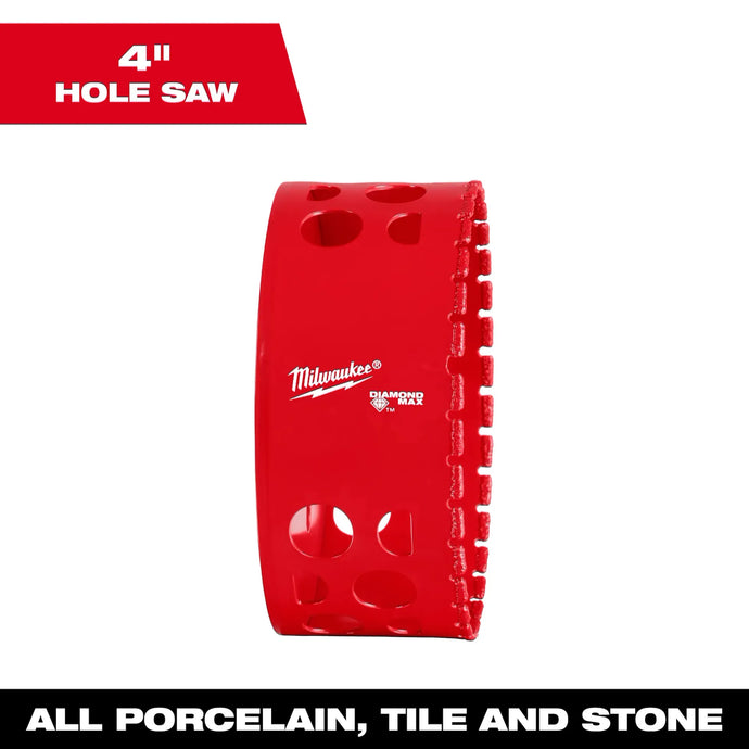 MILWAUKEE 49-56-5684 4" DIAMOND MAX HOLE SAW