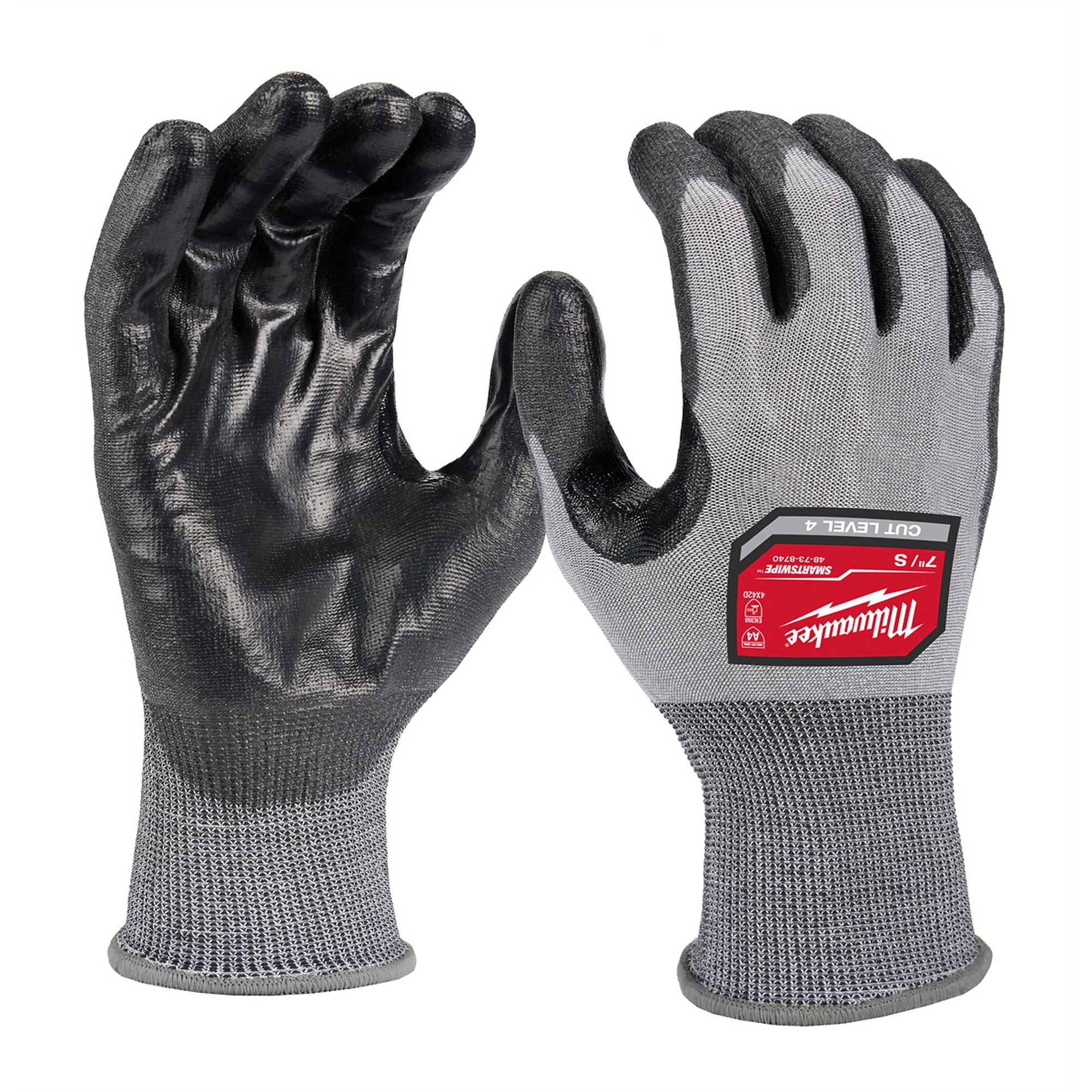 MILWAUKEE 48-73-8742 (6) CUT 4 HIGH DEXTERITY GLOVES - L
