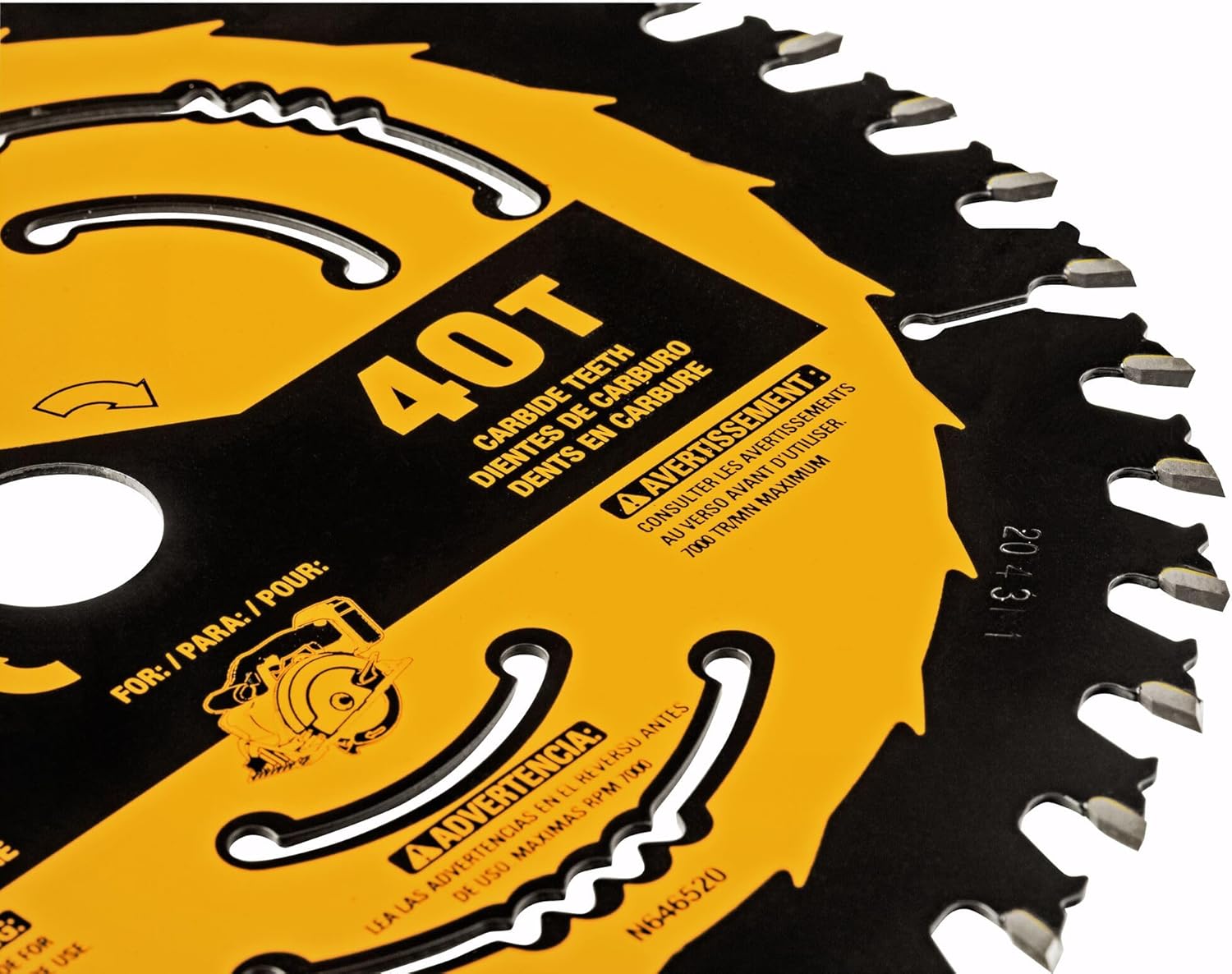 DeWalt DWA161240 6 1/2IN 40T BLISTER